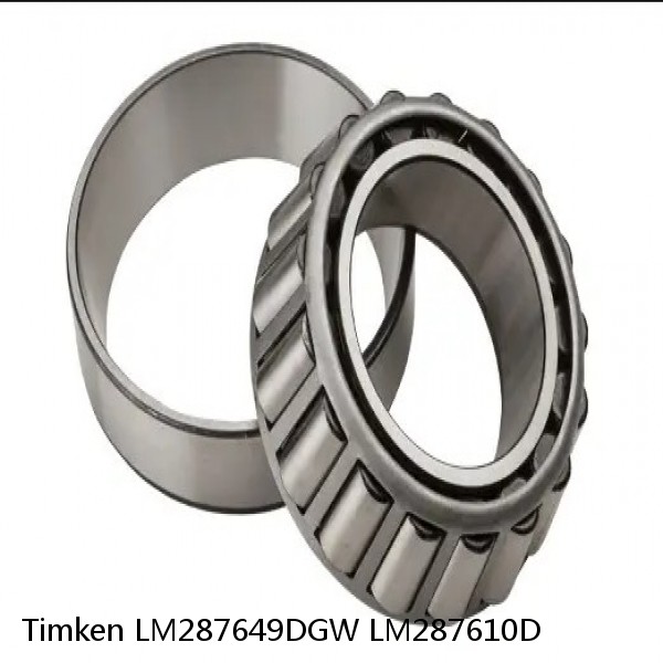 LM287649DGW LM287610D Timken Tapered Roller Bearing