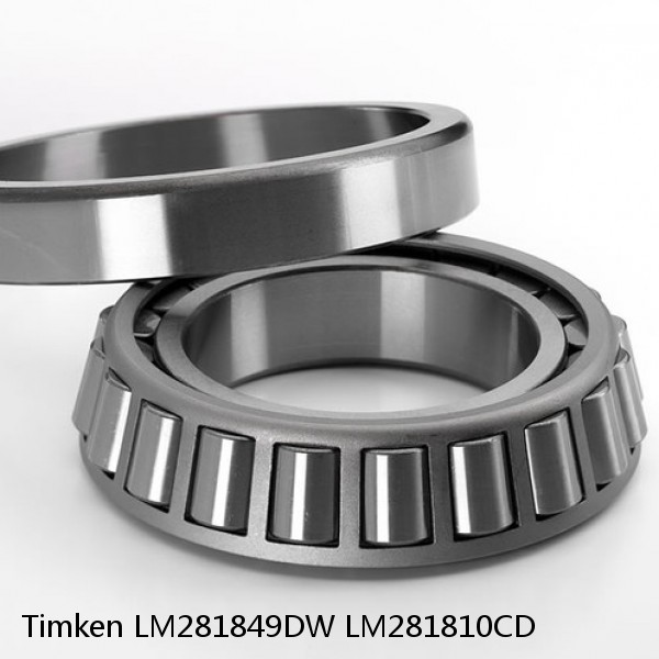 LM281849DW LM281810CD Timken Tapered Roller Bearing #1 image