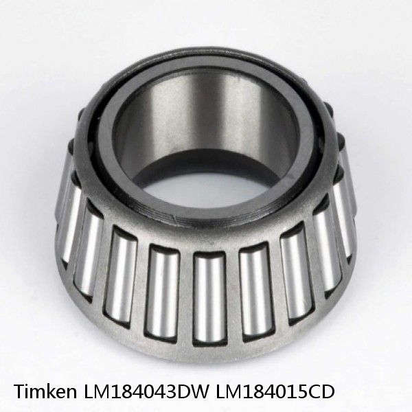 LM184043DW LM184015CD Timken Tapered Roller Bearing #1 image